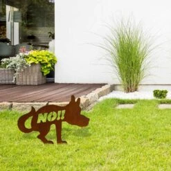 Edelrost Hund Please Don´t Mit Stecker -Kamiladen Verkäufe 2020 10 01 hund please dont 32022148 01