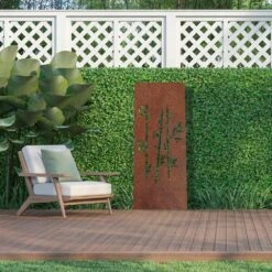 Edelrost Sichtschutz Bambus 150cmx60cm -Kamiladen Verkäufe 32021157 edelrost sichtschutz bambus schamotte shop.de 4