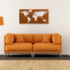 Edelrost Worldmap Negativ XXL -Kamiladen Verkäufe 32021657 weltkarte negativ 3