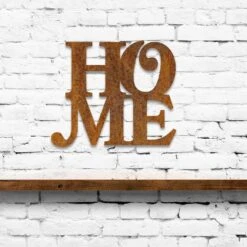 Edelrost Schild Home -Kamiladen Verkäufe 32022699 schild home 2 200x240mm 4