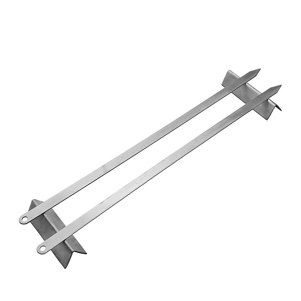 Halterung Für Kebab Grill Spieße Edelstahl 2er-Set – Bild 3