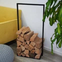 Holzlager / Feuerholzregal Eik 50 X 30 X 100 Cm Aus Stahl -Kamiladen Verkäufe 40001462 holzlager eik 50x30x100cm 06