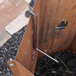 Haken Für Feuererhöhung 3-er Set -Kamiladen Verkäufe 40001815 holzkorb f r feuertonne 01