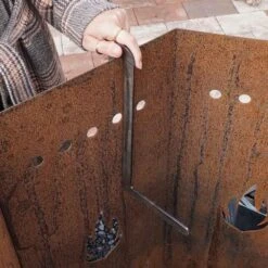 Haken Für Feuererhöhung 3-er Set -Kamiladen Verkäufe 40001815 holzkorb f r feuertonne 02