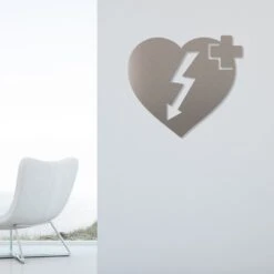 Defibrilator Piktogramm Aus Edelstahl 5 Defibrilator Piktogramm Aus Edelstahl -Kamiladen Verkäufe 40004254 piktogramm defibrilator 02