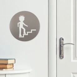 Treppe Piktogramm Rund Aus Edelstahl -Kamiladen Verkäufe 40004536 piktogramm treppe 02