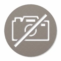 Fotografieren Verboten Piktogramm Rund Aus Edelstahl