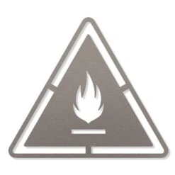 Gefährliche Stoffe Piktogramm Aus Edelstahl