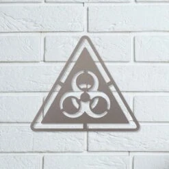 Warnung Vor Infektion Piktogramm Aus Edelstahl -Kamiladen Verkäufe 40004551 piktogramm warnung vor infektion 02