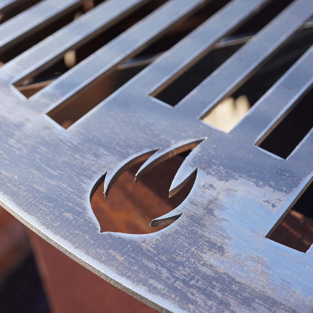 Feuerplatte Grillplatte Mit Integriertem Rost Ø 80 Cm Design 2 5 Feuerplatte Grillplatte Mit Integriertem Rost Ø 80 Cm Design 2 – Bild 5