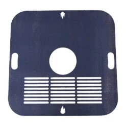 Feuerplatte Grillplatte Mit Integriertem Rost Quadratisch 78 X 78 Cm Design 3