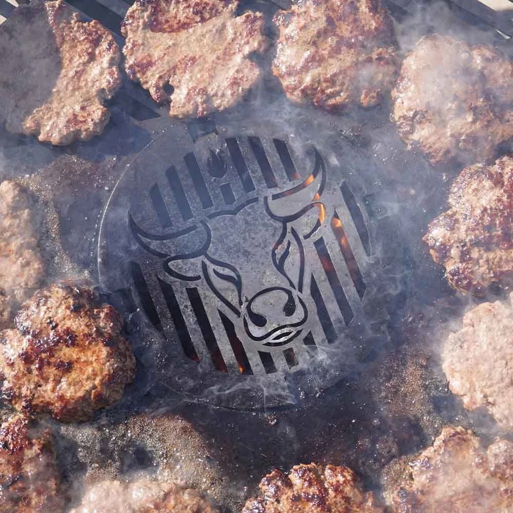 Grillrost Ø 21 Cm Einsatz Für Feuerplatte Stier Design 2 Grillrost Ø 21 Cm Einsatz Für Feuerplatte Stier Design – Bild 2