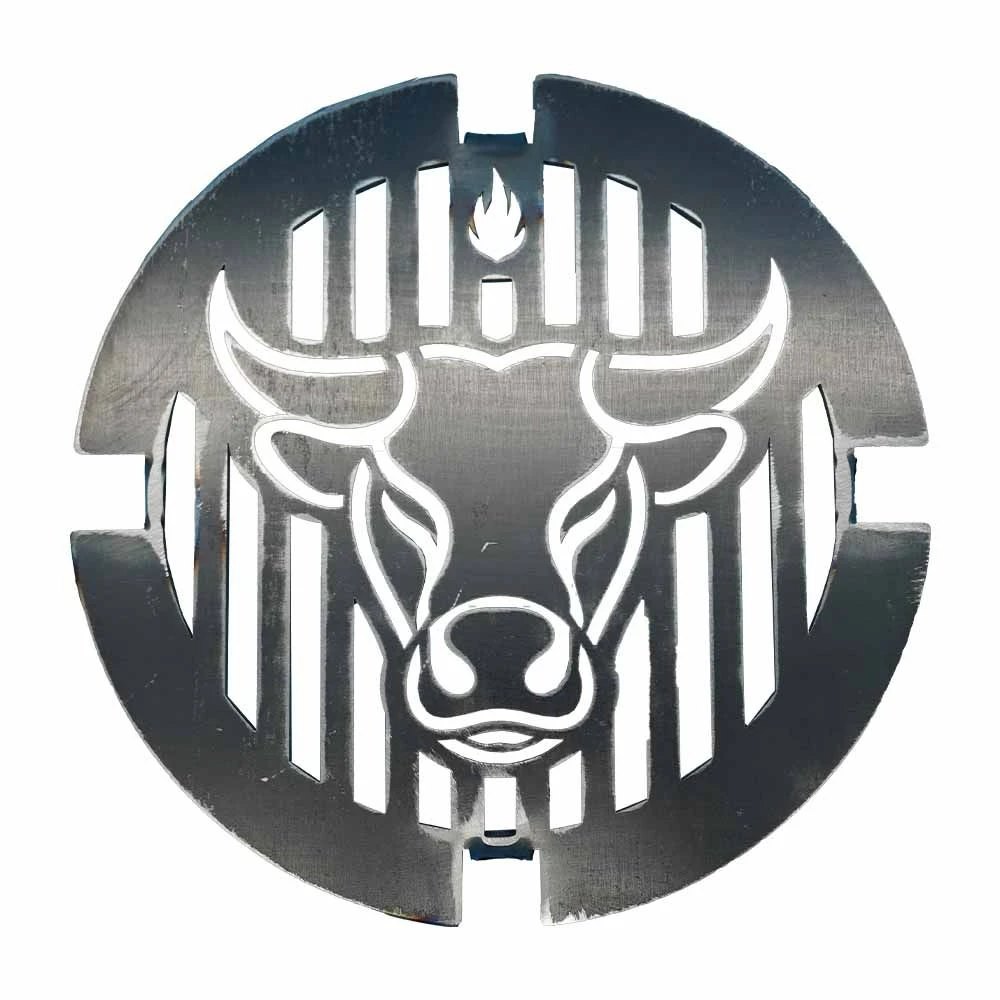 Grillrost Ø 21 Cm Einsatz Für Feuerplatte Stier Design 1 Grillrost Ø 21 Cm Einsatz Für Feuerplatte Stier Design