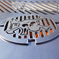 Grillrost Ø 21 Cm Einsatz Für Feuerplatte Totenkopf Design -Kamiladen Verkäufe 40005394 feuerplatte einsatz design totenkopf 01
