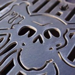 Grillrost Ø 21 Cm Einsatz Für Feuerplatte Totenkopf Design -Kamiladen Verkäufe 40005394 feuerplatte einsatz design totenkopf 03