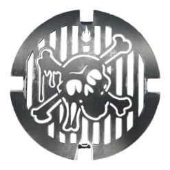 Grillrost Ø 21 Cm Einsatz Für Feuerplatte Totenkopf Design