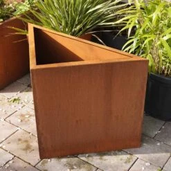 Edelrost Hochbeet Dreieckig -Kamiladen Verkäufe 40005501 edelrost hochbeet dreieckig cortenstahl 02