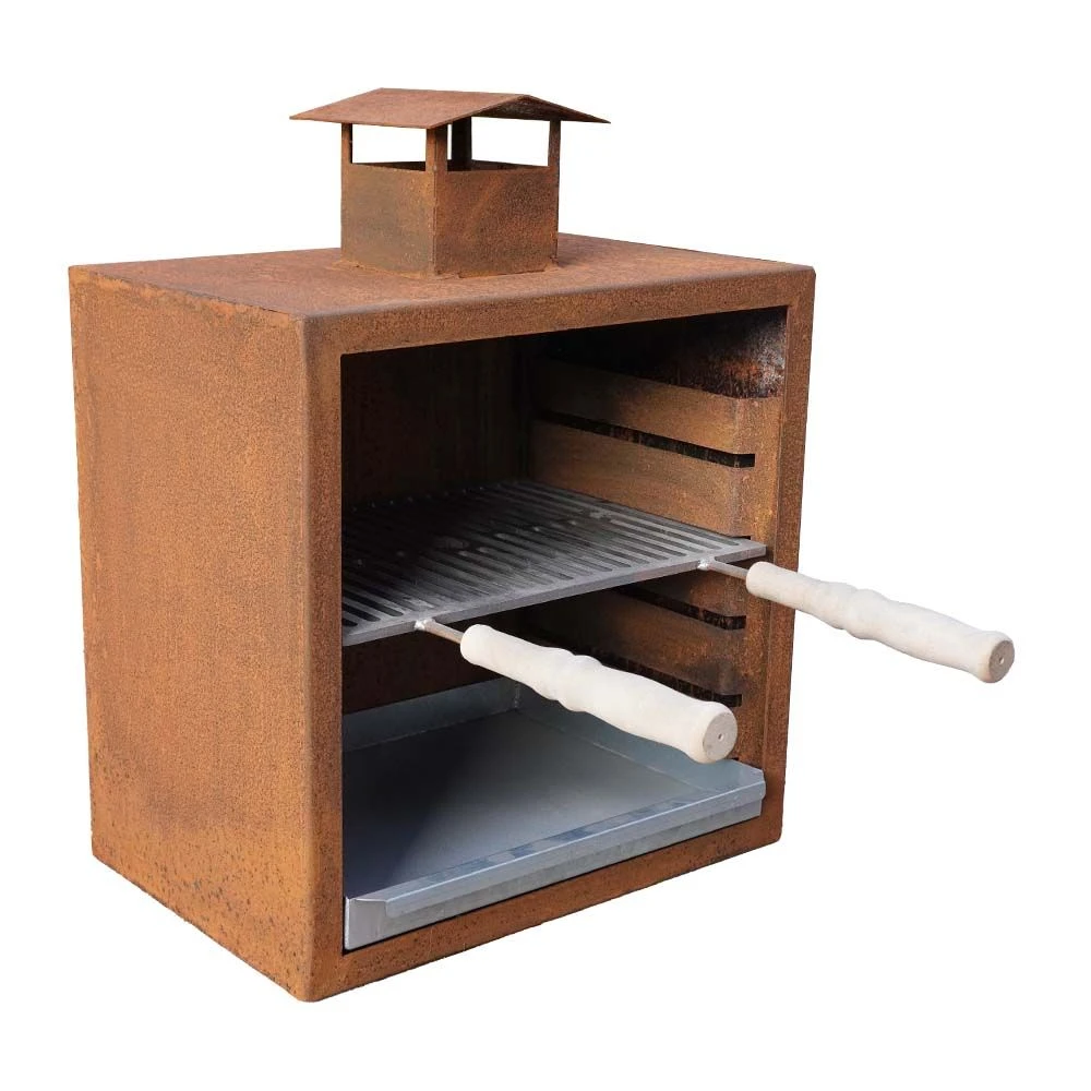 Edelrost Grill ØVENDECK Bergen 500x500c 1 Edelrost Grill ØVENDECK Bergen 500x500c