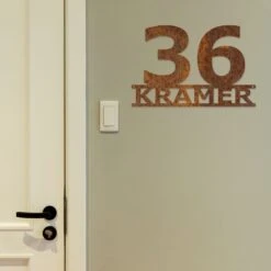 Edelrost Hausnummer Mit Wunschname 7 Edelrost Hausnummer Mit Wunschname -Kamiladen Verkäufe 40005648 edelrostschild wunschname mit hausnummer 01