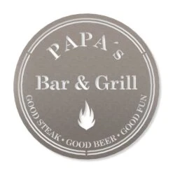 Kamiladen Verkäufe 15 Edelstahl Schild Papas Bar Mit Aufhänger