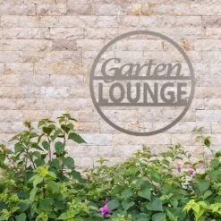 Kamiladen Verkäufe -Kamiladen Verkäufe 40005701 edelstahlschild gartenlounge 01