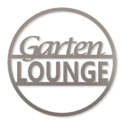Kamiladen Verkäufe 9 Edelstahl Schild Gartenlounge Ø 30cm
