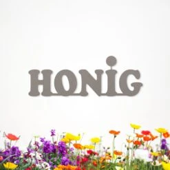 Edelstahl Schriftzug Honig Mit Aufhänger -Kamiladen Verkäufe 40005704 edelstahl schriftzug honig mit aufh nger 02