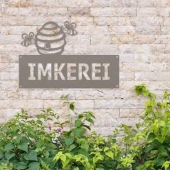 Edelstahl Imkerei Aufhänger -Kamiladen Verkäufe 40005706 edelstahlschild 30x20 imkerei 02