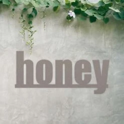 Edelstahl Schriftzug Honey Mit Aufhänger -Kamiladen Verkäufe 40005708 edelstahl schriftzug honey mit aufh nger 02