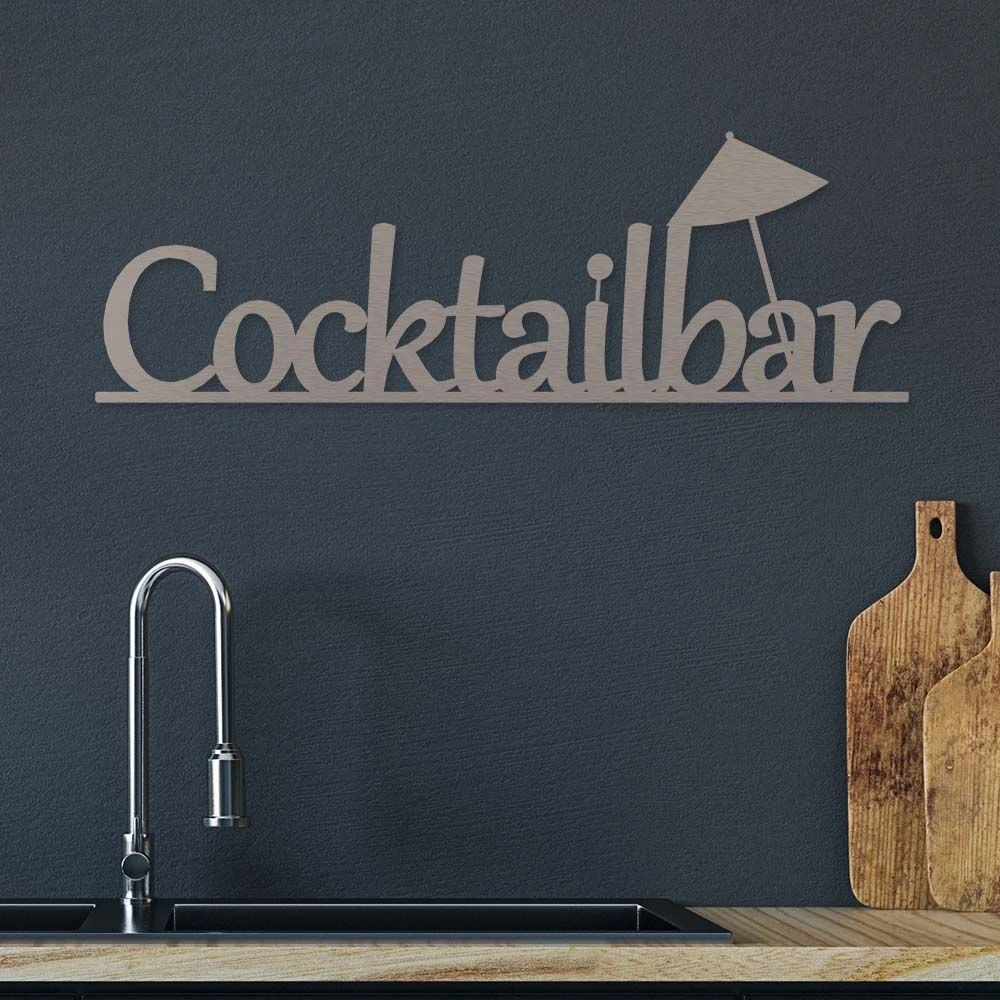 Edelstahl Cocktailbar Aufhänger 20cm 2 Edelstahl Cocktailbar Aufhänger 20cm – Bild 2