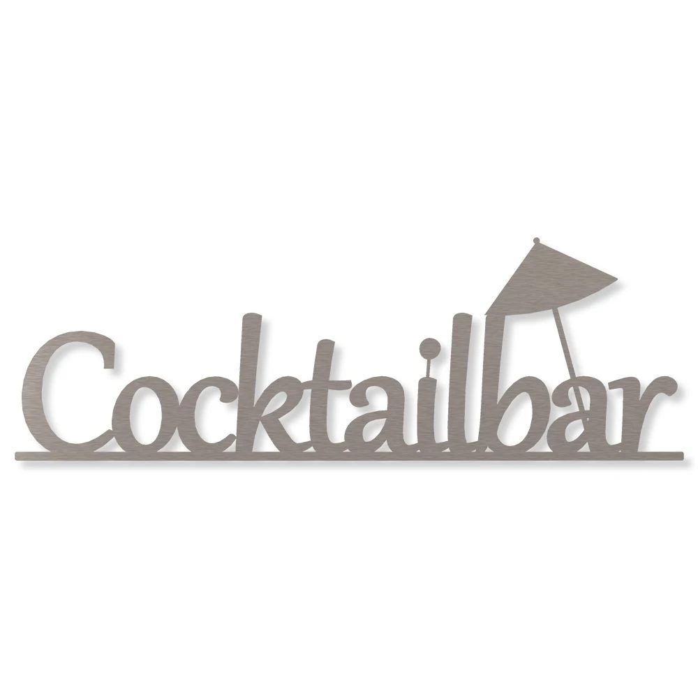 Edelstahl Cocktailbar Aufhänger 20cm 1 Edelstahl Cocktailbar Aufhänger 20cm