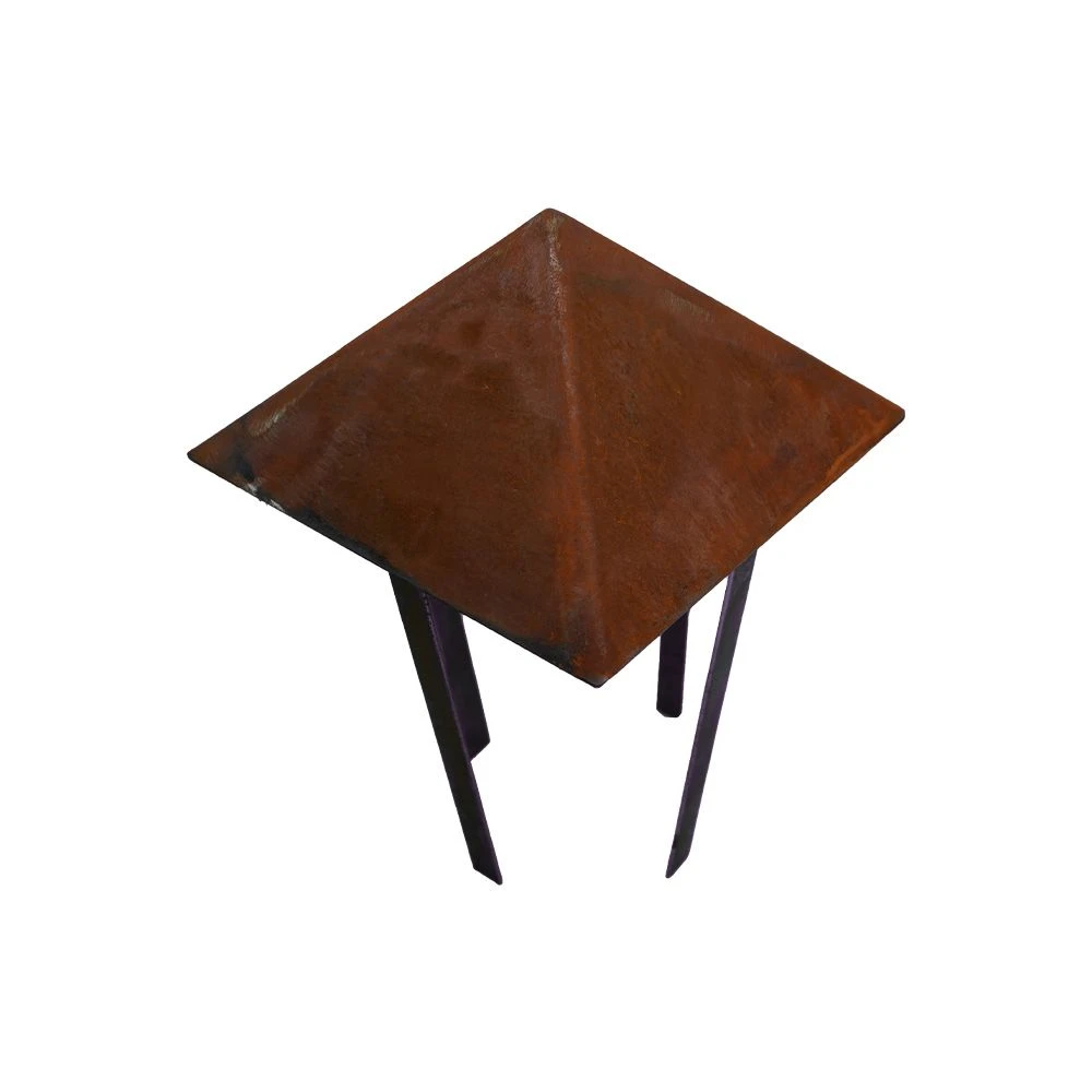 Abdeckung Für Rohr Ø 120 Mm Für Pizzaofen In Edelrost 180 X 180 Mm 1 Abdeckung Für Rohr Ø 120 Mm Für Pizzaofen In Edelrost 180 X 180 Mm