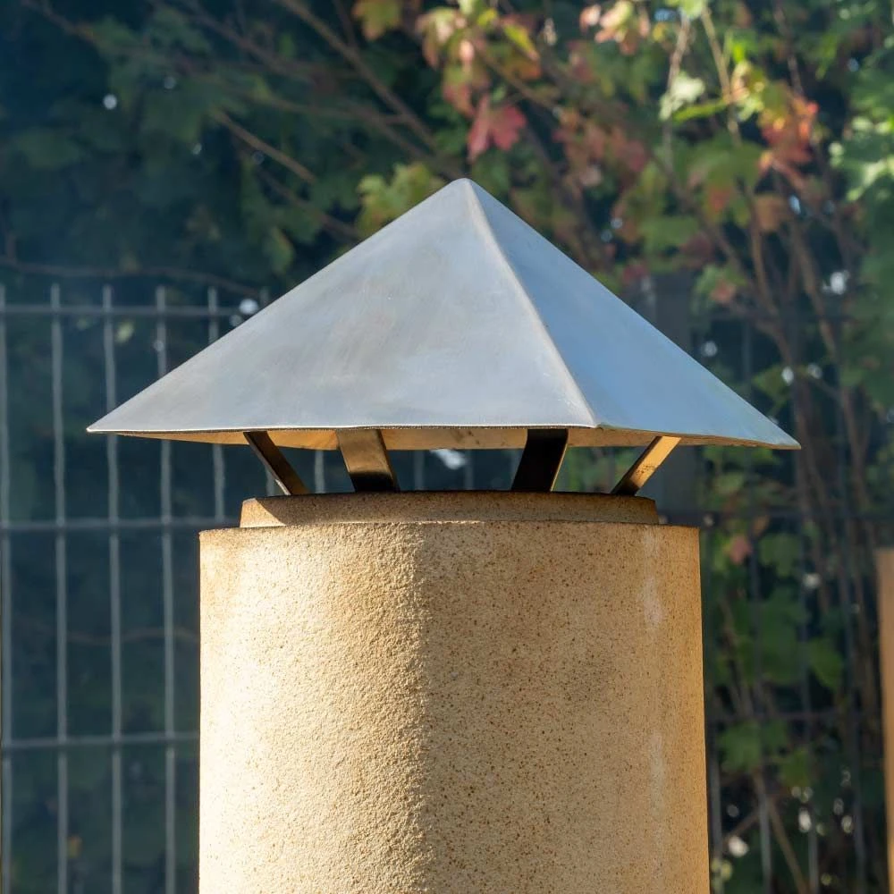 Abdeckung Für Rohr Ø 140 Mm Für Pizzaofen 200 X 200 Mm – Bild 2