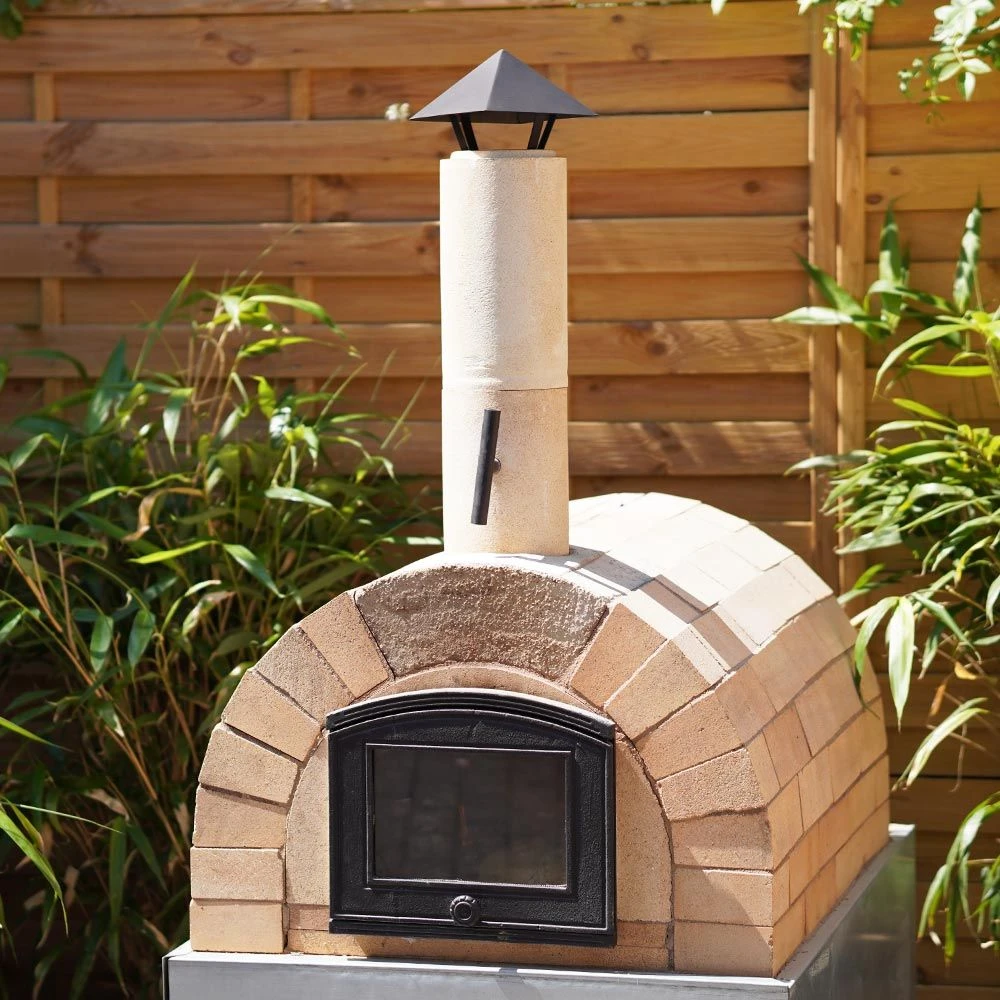 Abdeckung Für Rohr Ø 150 Mm Für Pizzaofen In Schwarz 210 X 210 Mm 3 Abdeckung Für Rohr Ø 150 Mm Für Pizzaofen In Schwarz 210 X 210 Mm – Bild 3