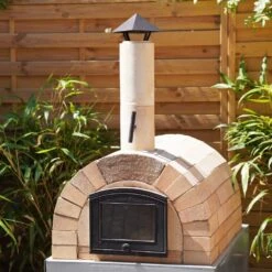 Abdeckung Für Rohr Ø 180 Mm Für Pizzaofen In Schwarz 240 X 240 Mm -Kamiladen Verkäufe abdeckung rachabzug pizzaofen 180er rohr schwarz schamotte shop 3