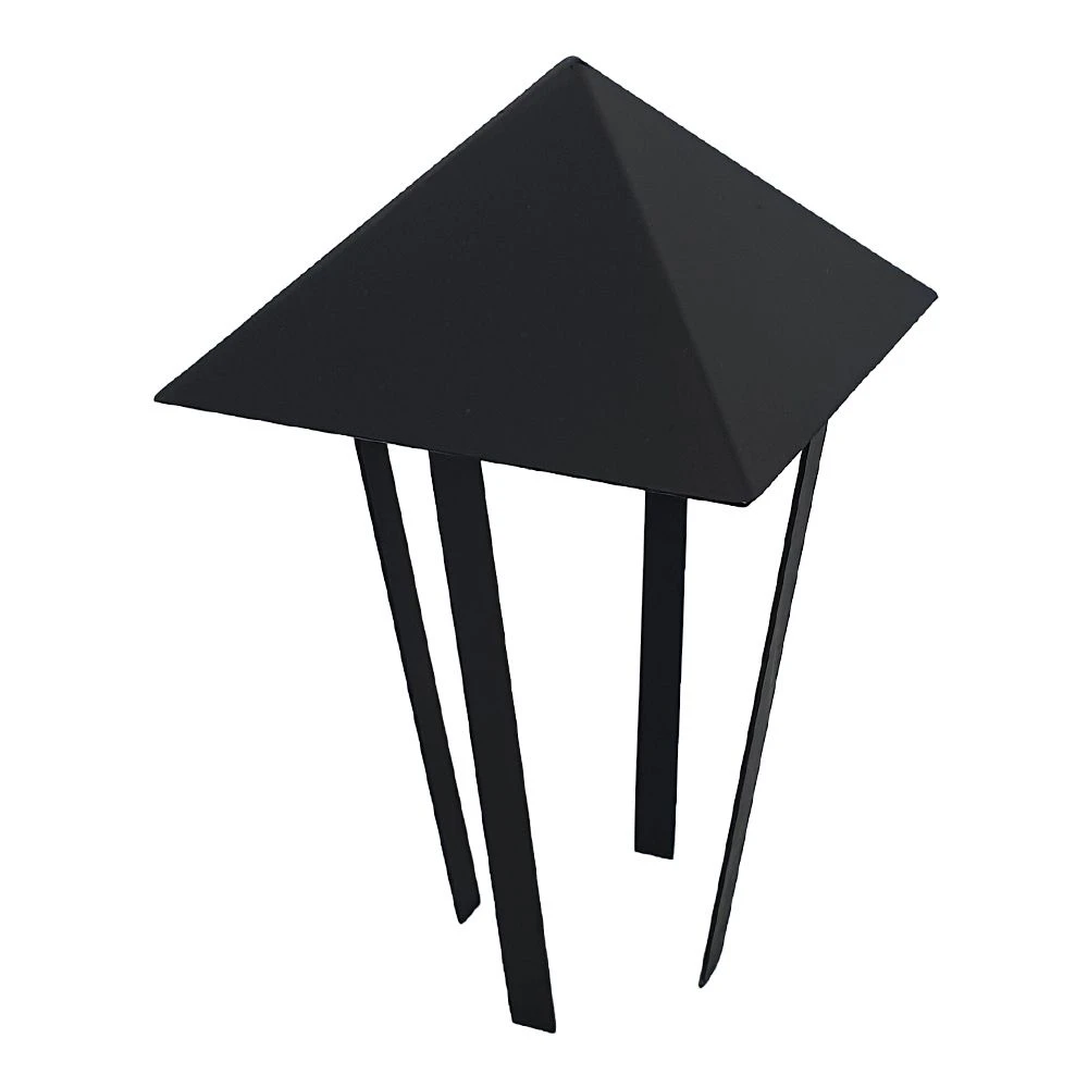 Abdeckung Für Rohr Ø 120 Mm Für Pizzaofen In Schwarz 180 X 180 Mm