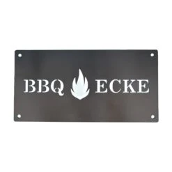 BBQ Ecke Schild Aus Edelstahl -Kamiladen Verkäufe bbq ecke schild aus edelstahl schamotte shop 1