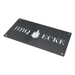 BBQ Ecke Schild Aus Edelstahl