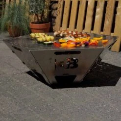 BlazeBox Bowl 6-eckig Grillrost Medium -Kamiladen Verkäufe blazebox bowl 6 eckig grillrost medium hochwertiger edelstahl 9