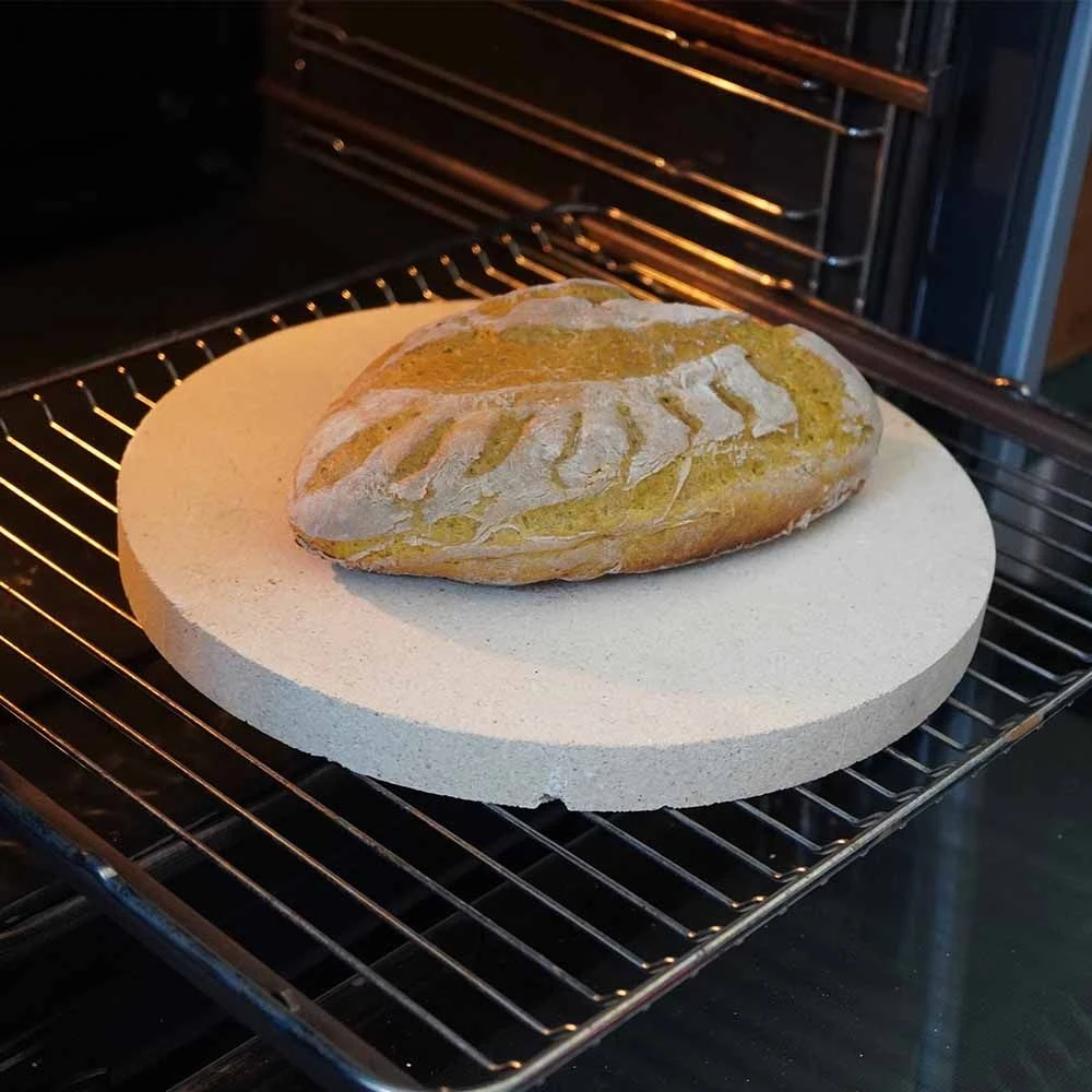 Brotbackstein Rund Ø 34 X 4 Cm Schamotte – Bild 6