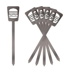 Burgerspieße Hamburger Aus Edelstahl 6er Set