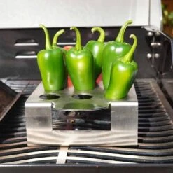 Chili-Halter Grill Edelstahl -Kamiladen Verkäufe chilli halter edelstahl grill schamotte shop 3