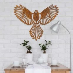 Edelrost Falke Wandbild -Kamiladen Verkäufe edelrost falke wandbild schamotte shop.de03 4