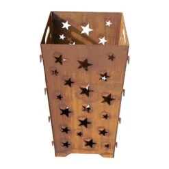 Edelrost Feuertonne Stars 70cm -Kamiladen Verkäufe edelrost feuertonne stars schamotte shop 2