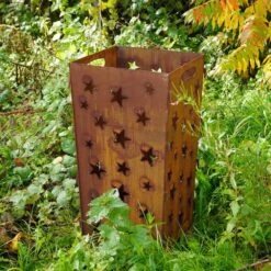 Edelrost Feuertonne Stars 70cm -Kamiladen Verkäufe edelrost feuertonne stars schamotte shop 4