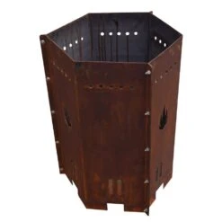 Edelrost Feuertonne Groß -Kamiladen Verkäufe edelrost grilltonne gro schamotte shop 1