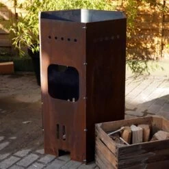 Edelrost Feuertonne Klein -Kamiladen Verkäufe edelrost grilltonne klein schamotte shop 6