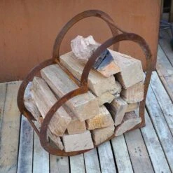 Edelrost Kaminholzregal Herz 50x50x25cm -Kamiladen Verkäufe edelrost kaminholzregal herz 50x25x50cm 4