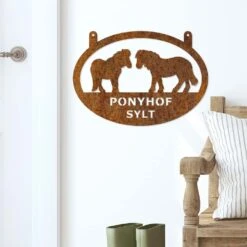 Edelrost Ponyhof Schild Mit Wunschnamen 35 X 50 Cm -Kamiladen Verkäufe edelrost ponyhof schild mit wunschnamen 35 x 50 cm 3