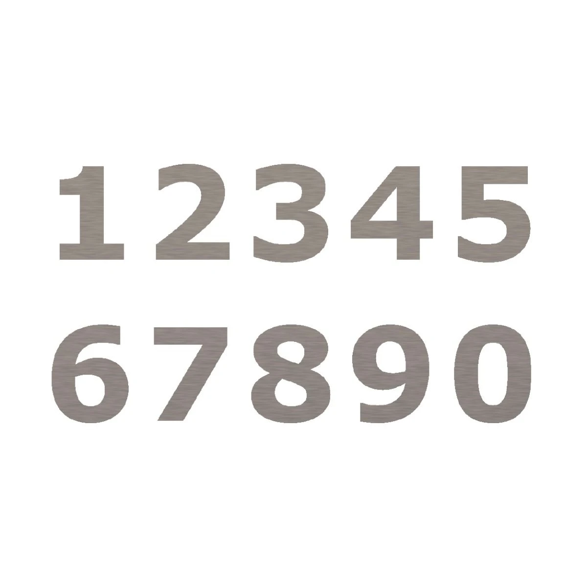 Edelstahl Schäferhund Schild Mit Hausnummer 4 Edelstahl Schäferhund Schild Mit Hausnummer – Bild 4